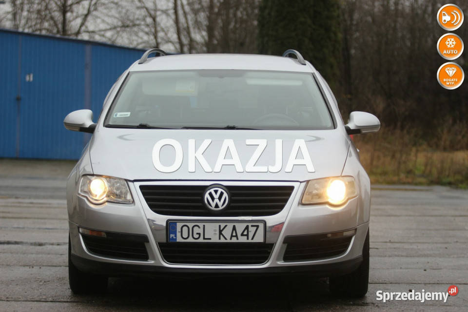 Volkswagen Passat 2008r 20 Diesel 140 tempomat Nysa
