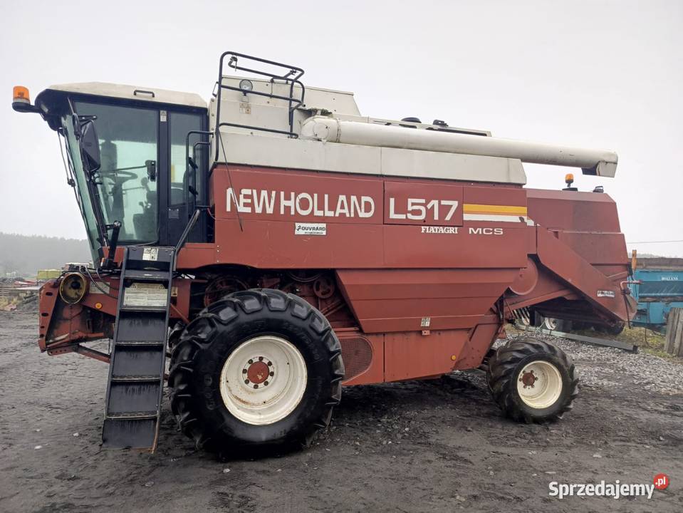 Kombajn Holland Laverda 517 Heder z wózkiem 45 m Hydrostat wielkopolskie Łobżenica