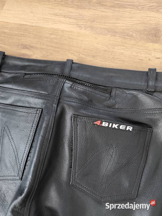 Spodnie motocyklowe skórzane męskie 4BIKER r XL Garwolin