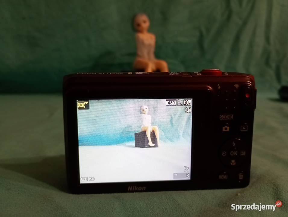 Nikon Coolpix A 300 WiFi BT bordowy superzoom