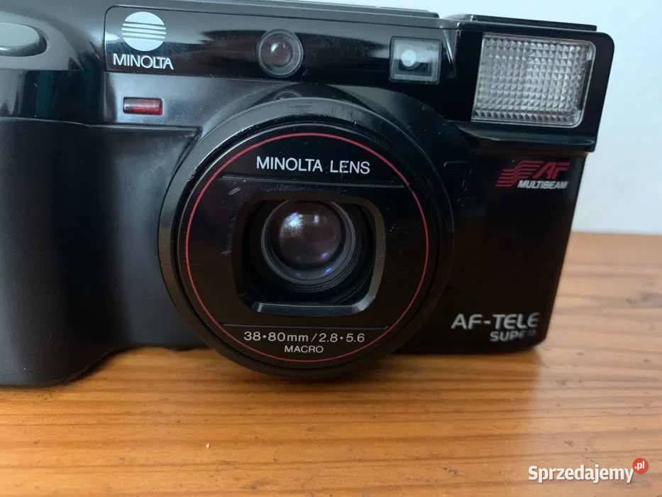Aparat fotograficzny Minolta AFTele Super klasyk