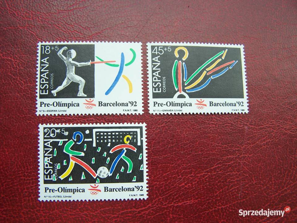 Hiszpania 1989 MNH mi 220507 Sport Olimpiada Tychy
