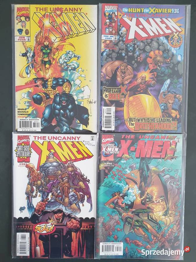 The Uncanny XMen zestaw 24 komiksów Marvel USA Amerykańskie Gdynia