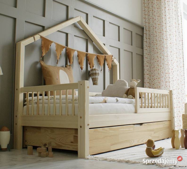 Łóżeczko dziecięce domek Luletto 160x80 Łóżka i materace Warszawa