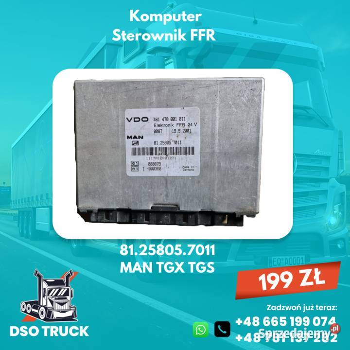 Komputer Sterownik FFR 81258057011 MAN TGX TGS sprzedam