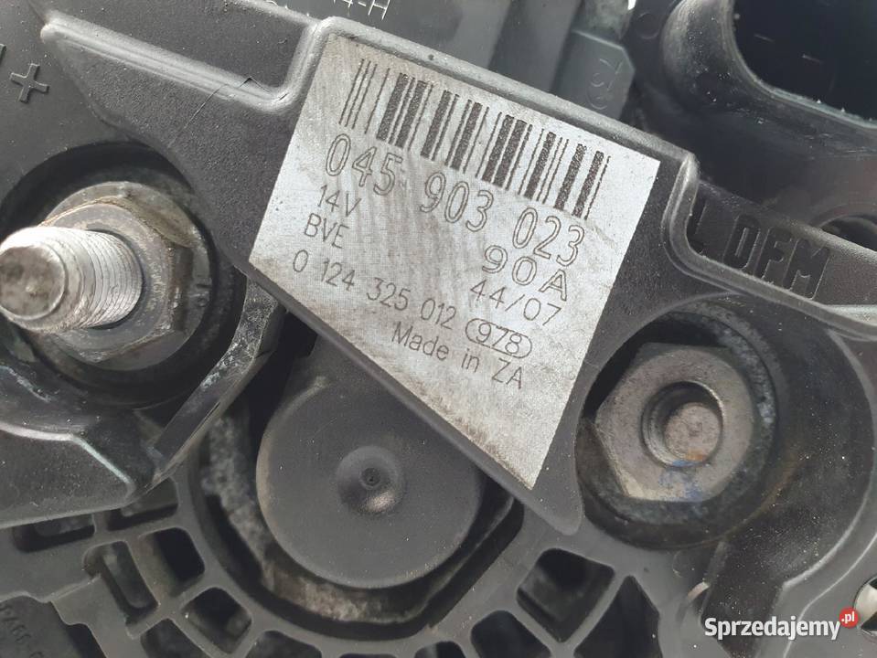 ALTERNATOR Audi A3 A4 VW Passat B5 Bora Golf IV Układ elektryczny silnika Chełm