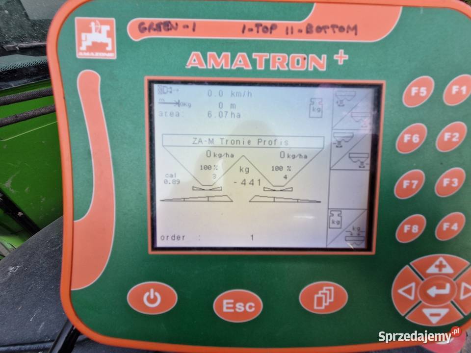 Rozsiewacz Amazone ZAM Profis 3001 2013r waga Żelechlinek sprzedam