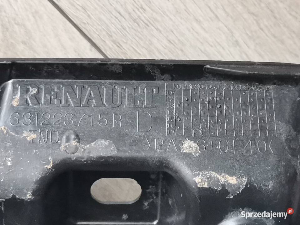 RENAULT SCENIC III PRAWY ŚLIZG ZDERZAKA PRZÓD wielkopolskie Międzychód