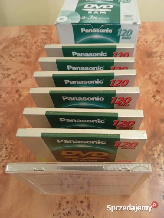 Płyty DVD RAM Panasonic 120 min Nowe Kraków sprzedam