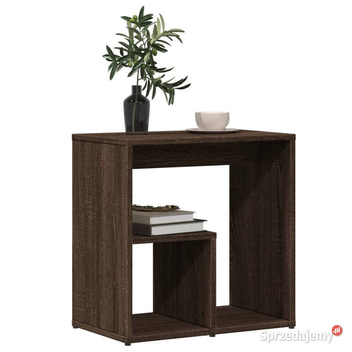 Stoliki boczne 2 brązowy dąb 50x30x50 WM840568 Warszawa