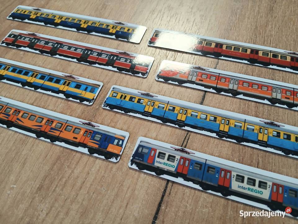 Magnesy z motywem kolei na lodówkę Kraków