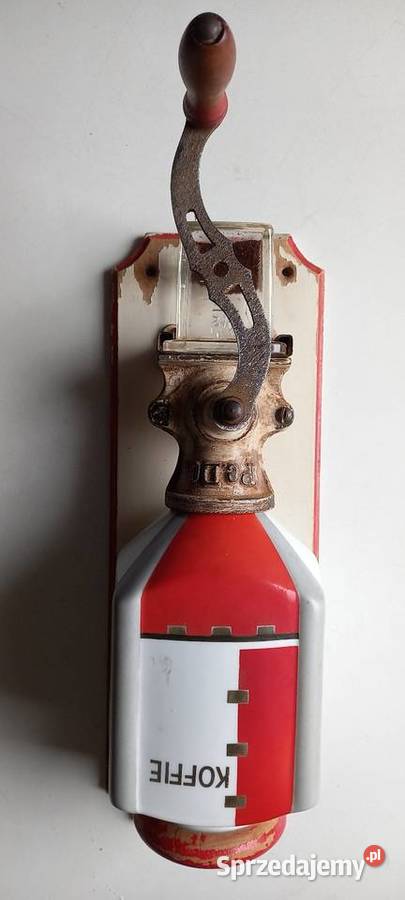 Młynek ścienny antyk w stylu Art Deco prodok1925 śląskie Tarnowskie Góry