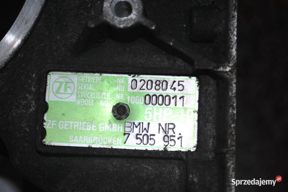 Obudowa przekąłdni automatycznej 5HP19 BMW E46 osobowe śląskie Poręba