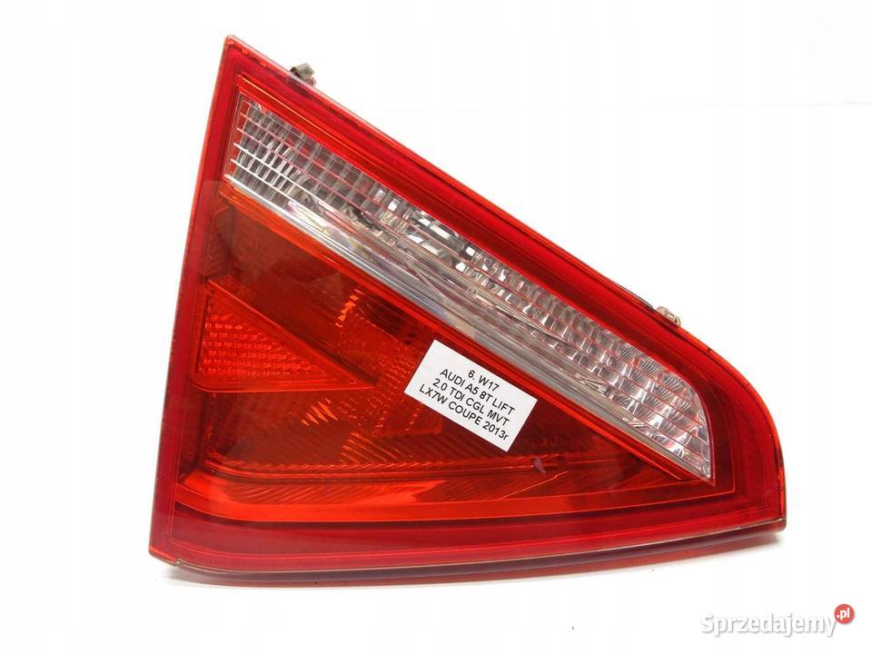 LAMPA LEWA LEWY TYŁ TYLNA W KLAPE AUDI A5 8T 3D osobowe Lampy przednie Motoryzacja sprzedam