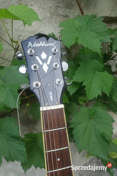 Gitara elektryczn Washburn HB 30 TS semi hollow elektryczna Kultura i Rozrywka Wiązów