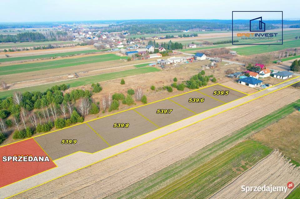 Działki budowlane 6 Ostrołęki mazowieckie Kamianka