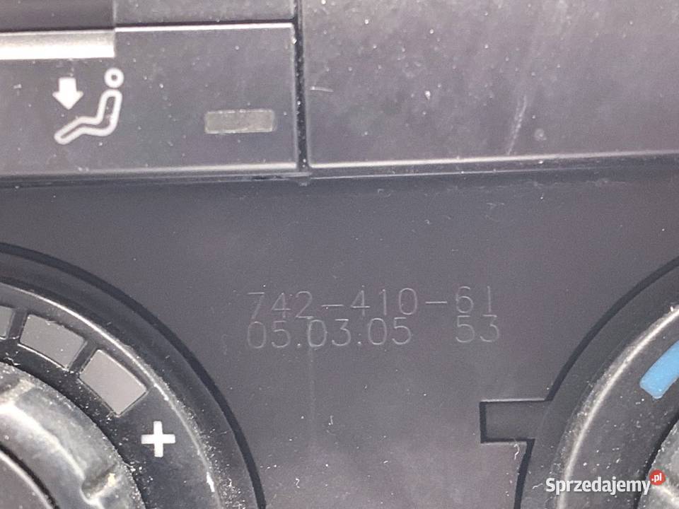 PANEL STEROWANIA NAWIEWU SKODA OCTAVIA II osobowe podkarpackie