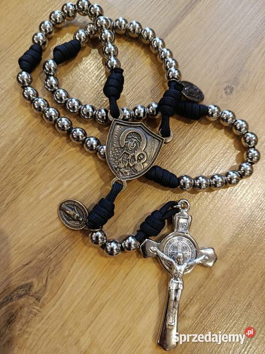 Różaniec Paracord linka stal nierdzewna 10mm Jasło sprzedam