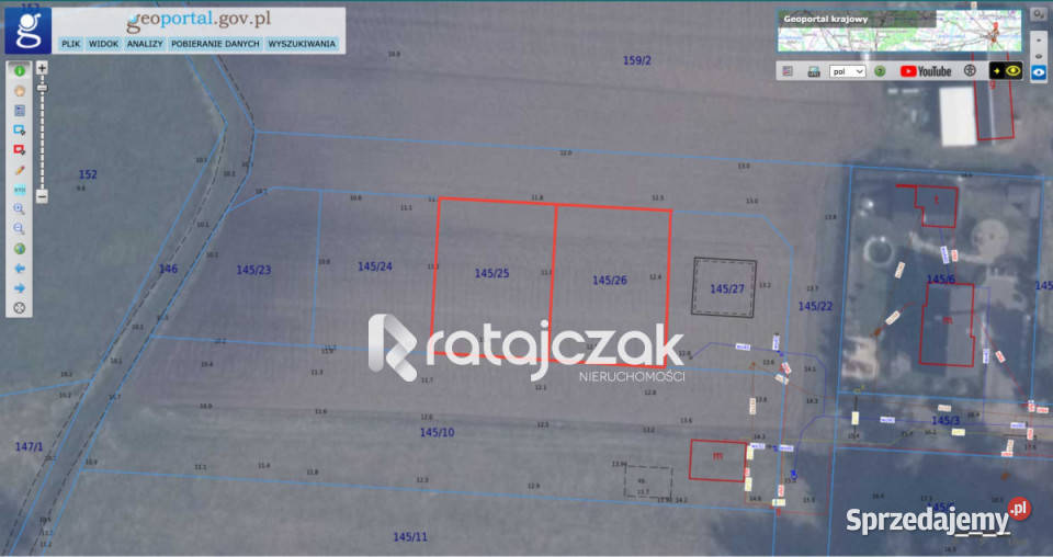 sprzedaży działki Tyłowo Wejherowska 600m2 28m sprzedam