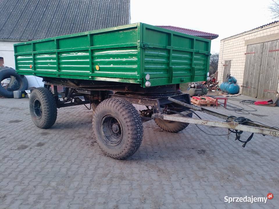 Przyczepa rolnicza D55 autosan wywrot 3stronny Wąbrzeźno