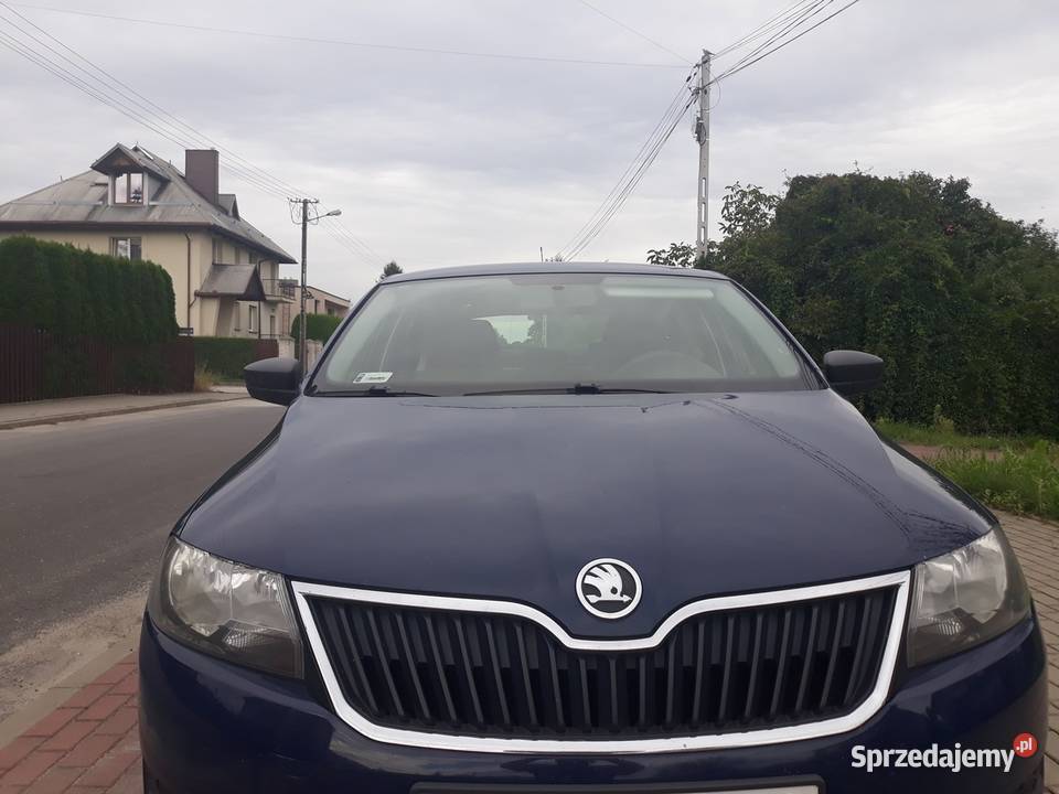 SKODA RAPID 12TSILPG SALON POLSKA isofix Rapid łódzkie Zgierz