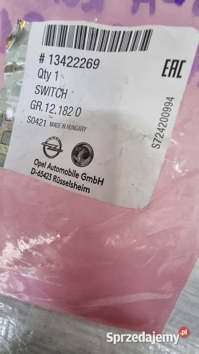 PRZYCISK MIKROSTYK KLAPY WIĄZKA BAGAŻNIKA OPEL Klamki kujawsko-pomorskie