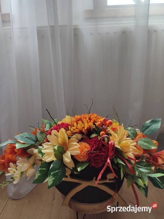 Kompozycja kwiatowa na cmentarz kompozycja na śląskie Sosnowiec