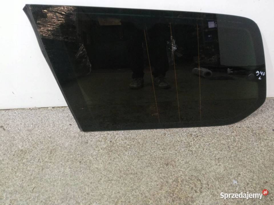 SZYBA KAROSERYJNA LEWY TYŁ UCHYLNA Z ZAWIASAMI