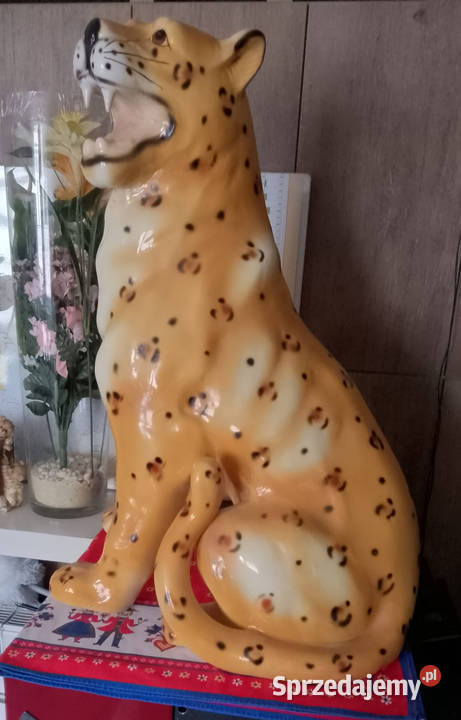 Duża Figurka Ceramigzna GEPARD 76 Rzeszów