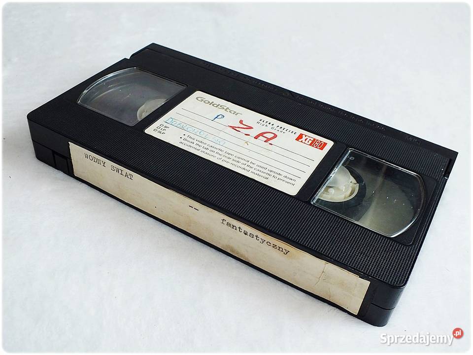 Kaseta VHS GoldStar 180 minut Film Wodny Świat s-f Żary
