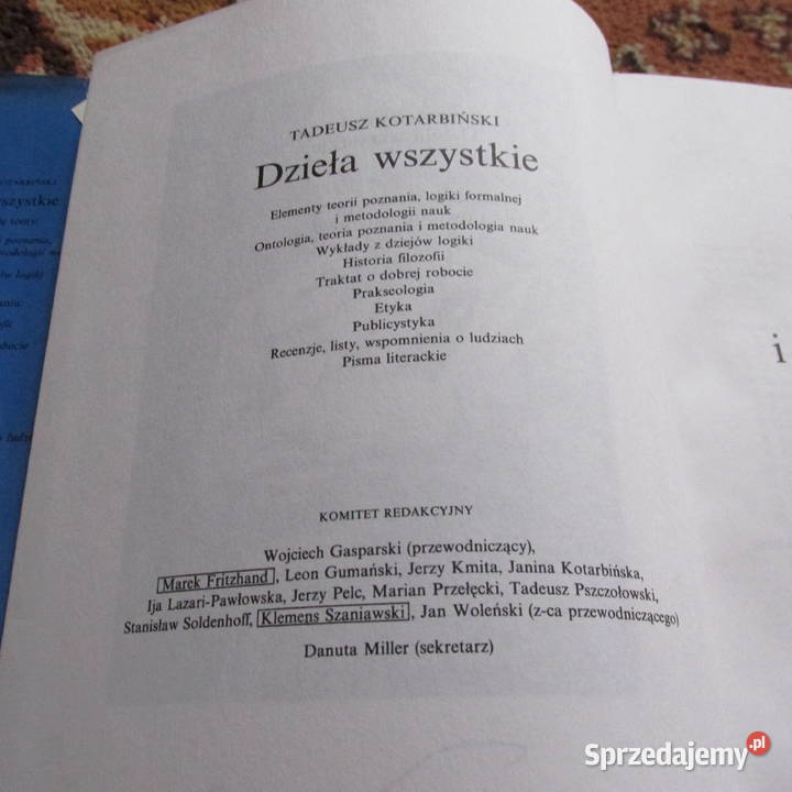 TADEUSZ KOTARBIŃSKI DZIEŁA WSZYSTKIE