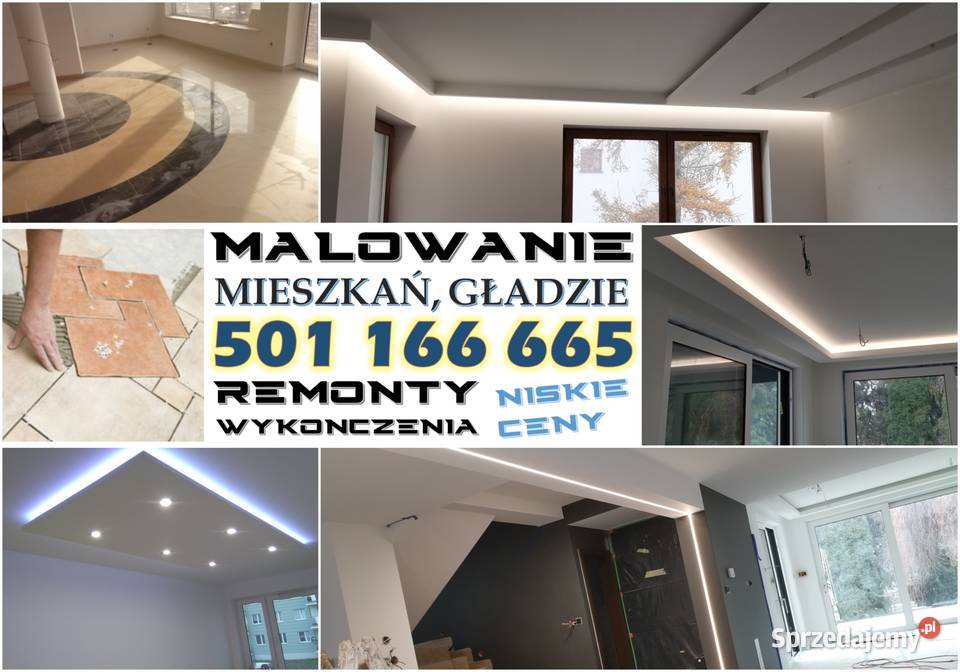 Malarz Gładź Glazurnik Wykończenia Wnętrz Usługi Gdańsk