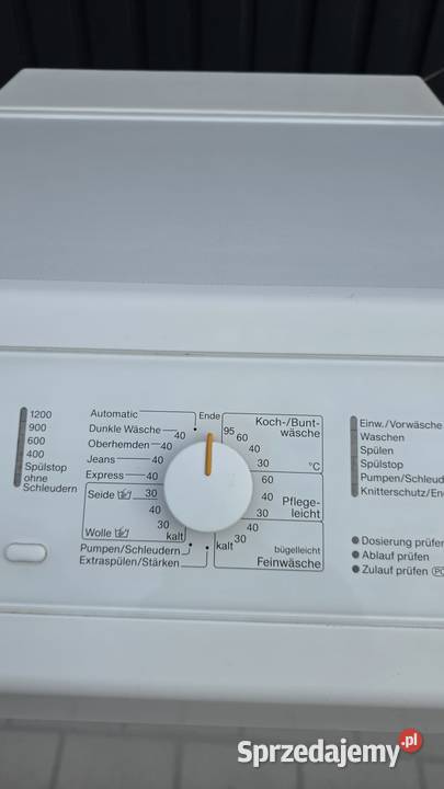 Pralka Miele W 605 F WPM ładowana góry 55 1200 Pralki i suszarki dolnośląskie Wrocław