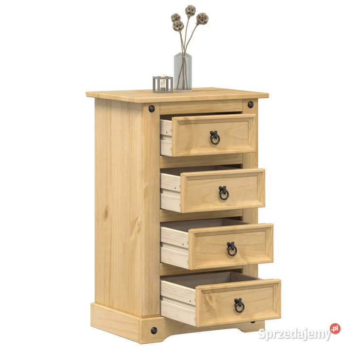 Szafka nocna Corona 53x39x84 lite drewno sosnowe Warszawa