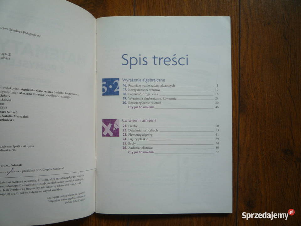 Matematyka z pomysłem SP kl6 ćwiczenia cz2