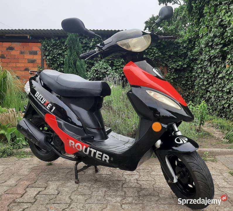 Zadbany skuter Romet Router Deluxe 50ccm 4t 12907km wielkopolskie Tuczno