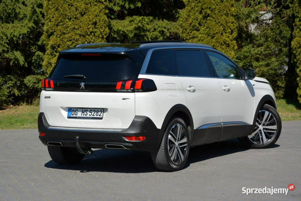 Peugeot 5008 GT Pack Biał Perła Skóry Radar ACC