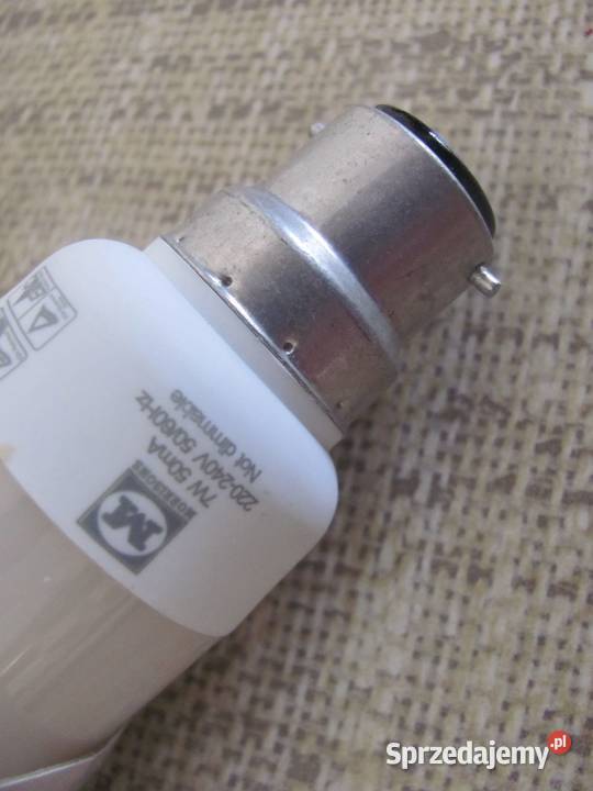 żarówka 7W low energy saving bulb with bayonet sprzedam