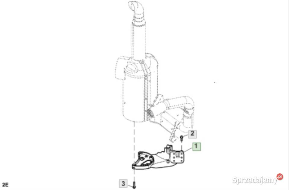 Wspornik układu wydechowego DPF R551450 John Wilkowo