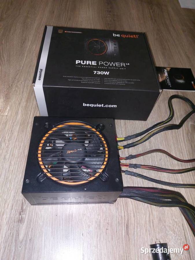 BeQuiet Pure Power 730W 80plus gold uszkodzony Elektronika
