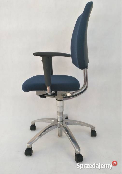 Krzesło biurowe obrotowe DRABERT granatowe wielkopolskie