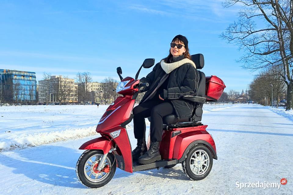 Skuter elektryczny trójkołowy Fasti 3 czerwony Pozostałe małopolskie Kraków