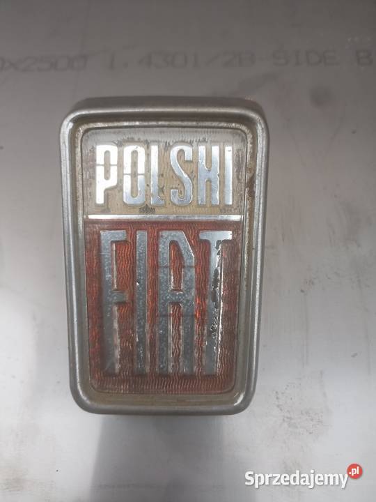 Emblemat znaczek fiat 125 oryginalny opolskie Namysłów