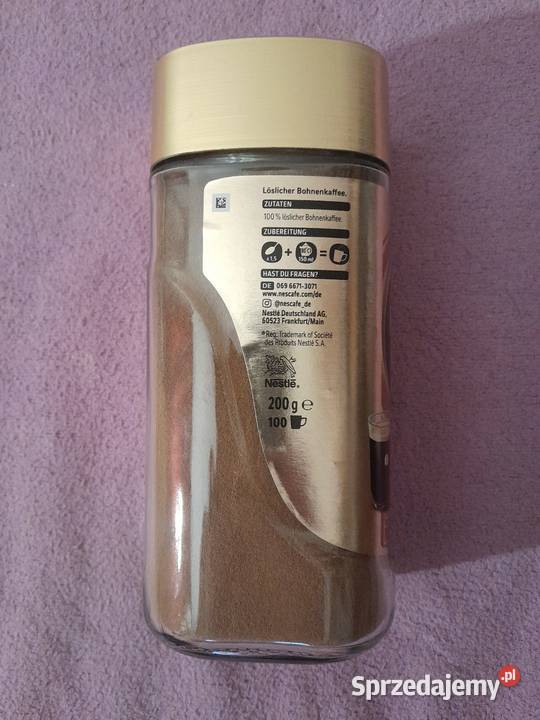 Nescafe Gold Crema 200g niemiecka Oryginalna Bydgoszcz