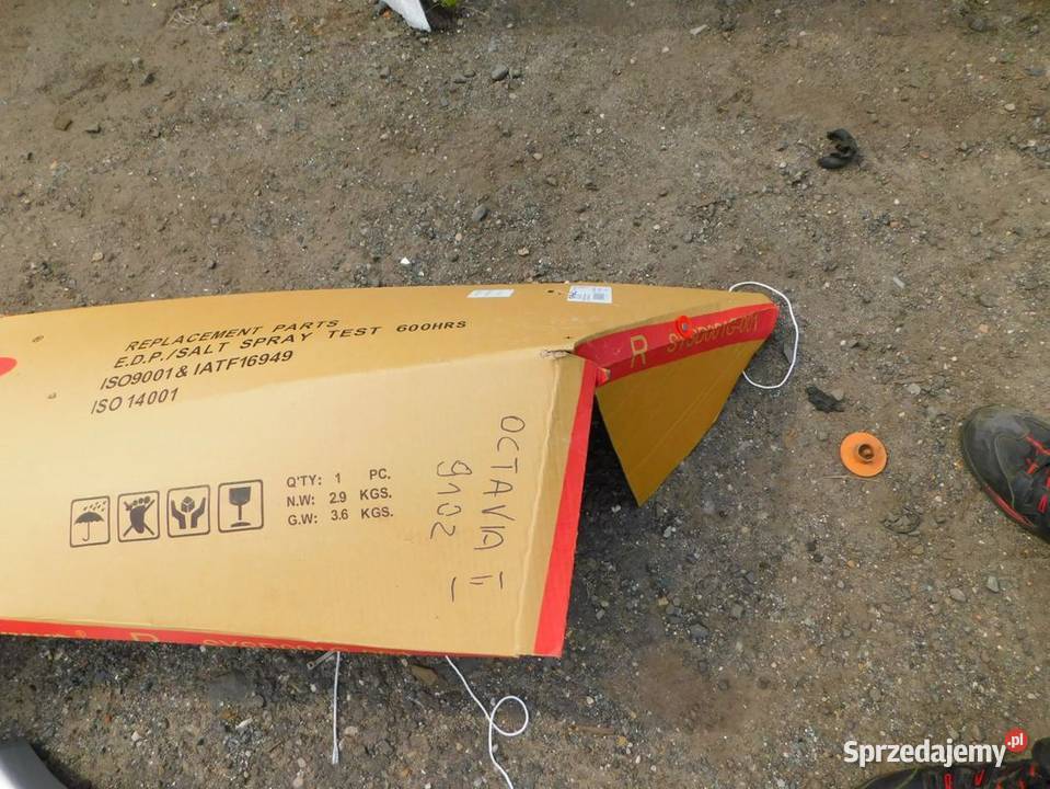 octavia II błotnik prawy kolor 9102 nowy WYSYŁKA osobowe śląskie Żory