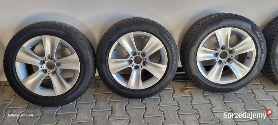 Ładne kołaalufelgi 17 BMW opony zimowe Pirelli Jelenia Góra