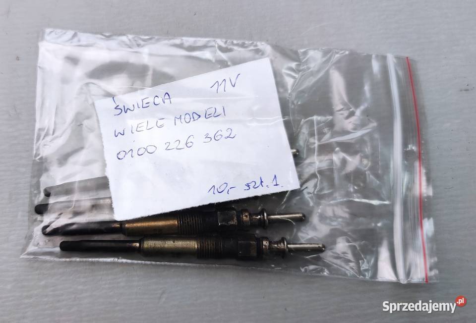Świeca żarowa opel 11V 0100226362 Silniki i osprzęt Suchedniów
