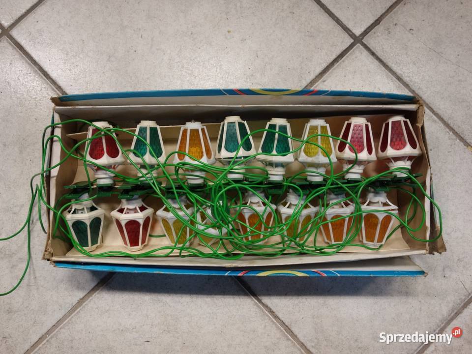 Lampki choinkowe latarenki Komplet choinkowy z