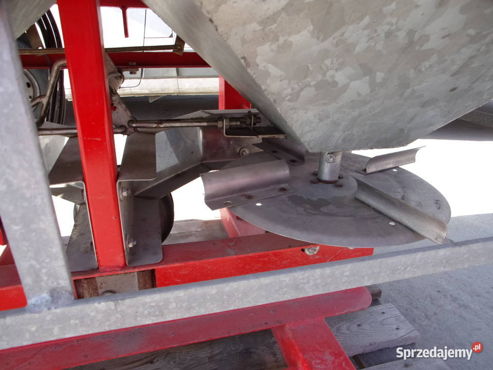 Rozsiewacz dwutarczowy ocynkowany ABRA MAXI nieuszkodzony