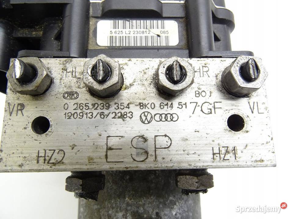 POMPA HAMULCOWA ABS AUDI A4 B8 A5 8T 20 TDI osobowe Układ ABS i ESP